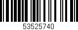 Código de barras (EAN, GTIN, SKU, ISBN): '53525740'