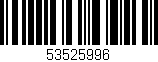 Código de barras (EAN, GTIN, SKU, ISBN): '53525996'