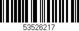 Código de barras (EAN, GTIN, SKU, ISBN): '53526217'