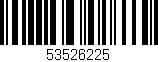 Código de barras (EAN, GTIN, SKU, ISBN): '53526225'