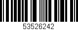 Código de barras (EAN, GTIN, SKU, ISBN): '53526242'