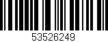 Código de barras (EAN, GTIN, SKU, ISBN): '53526249'