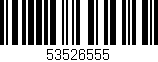 Código de barras (EAN, GTIN, SKU, ISBN): '53526555'