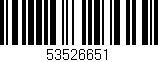 Código de barras (EAN, GTIN, SKU, ISBN): '53526651'