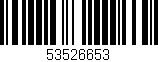 Código de barras (EAN, GTIN, SKU, ISBN): '53526653'