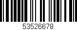 Código de barras (EAN, GTIN, SKU, ISBN): '53526678'