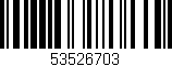 Código de barras (EAN, GTIN, SKU, ISBN): '53526703'