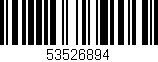 Código de barras (EAN, GTIN, SKU, ISBN): '53526894'
