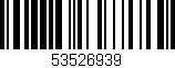 Código de barras (EAN, GTIN, SKU, ISBN): '53526939'