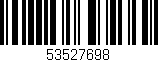 Código de barras (EAN, GTIN, SKU, ISBN): '53527698'