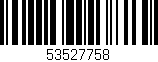 Código de barras (EAN, GTIN, SKU, ISBN): '53527758'
