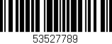 Código de barras (EAN, GTIN, SKU, ISBN): '53527789'