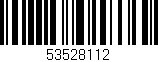 Código de barras (EAN, GTIN, SKU, ISBN): '53528112'