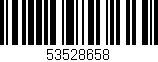 Código de barras (EAN, GTIN, SKU, ISBN): '53528658'