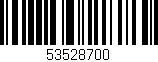 Código de barras (EAN, GTIN, SKU, ISBN): '53528700'