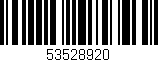 Código de barras (EAN, GTIN, SKU, ISBN): '53528920'