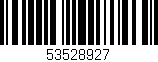 Código de barras (EAN, GTIN, SKU, ISBN): '53528927'