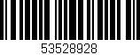 Código de barras (EAN, GTIN, SKU, ISBN): '53528928'