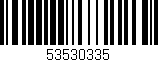 Código de barras (EAN, GTIN, SKU, ISBN): '53530335'