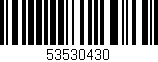 Código de barras (EAN, GTIN, SKU, ISBN): '53530430'