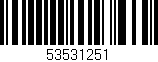 Código de barras (EAN, GTIN, SKU, ISBN): '53531251'