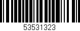 Código de barras (EAN, GTIN, SKU, ISBN): '53531323'