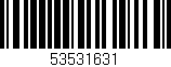 Código de barras (EAN, GTIN, SKU, ISBN): '53531631'