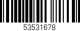 Código de barras (EAN, GTIN, SKU, ISBN): '53531678'