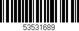 Código de barras (EAN, GTIN, SKU, ISBN): '53531689'
