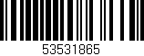 Código de barras (EAN, GTIN, SKU, ISBN): '53531865'