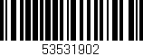 Código de barras (EAN, GTIN, SKU, ISBN): '53531902'