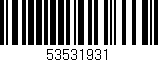 Código de barras (EAN, GTIN, SKU, ISBN): '53531931'