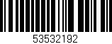 Código de barras (EAN, GTIN, SKU, ISBN): '53532192'