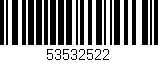 Código de barras (EAN, GTIN, SKU, ISBN): '53532522'