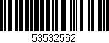 Código de barras (EAN, GTIN, SKU, ISBN): '53532562'