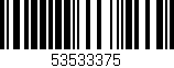 Código de barras (EAN, GTIN, SKU, ISBN): '53533375'
