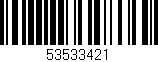 Código de barras (EAN, GTIN, SKU, ISBN): '53533421'