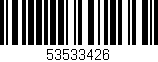 Código de barras (EAN, GTIN, SKU, ISBN): '53533426'