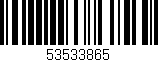 Código de barras (EAN, GTIN, SKU, ISBN): '53533865'