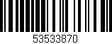 Código de barras (EAN, GTIN, SKU, ISBN): '53533870'