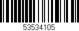 Código de barras (EAN, GTIN, SKU, ISBN): '53534105'