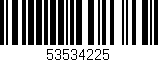 Código de barras (EAN, GTIN, SKU, ISBN): '53534225'