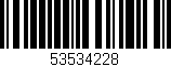 Código de barras (EAN, GTIN, SKU, ISBN): '53534228'