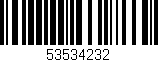 Código de barras (EAN, GTIN, SKU, ISBN): '53534232'