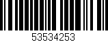 Código de barras (EAN, GTIN, SKU, ISBN): '53534253'