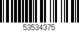 Código de barras (EAN, GTIN, SKU, ISBN): '53534375'