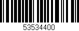 Código de barras (EAN, GTIN, SKU, ISBN): '53534400'