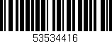 Código de barras (EAN, GTIN, SKU, ISBN): '53534416'