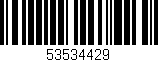 Código de barras (EAN, GTIN, SKU, ISBN): '53534429'