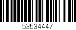Código de barras (EAN, GTIN, SKU, ISBN): '53534447'